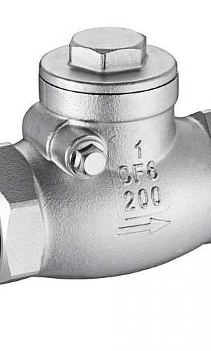 Válvula de retenção portinhola Válvula de retenção portinhola